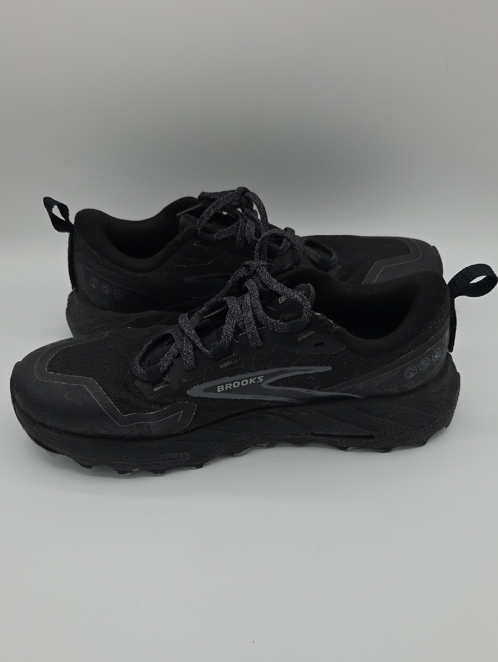 Brooks Cascadia 18 Men's Size 7.5 Black Trail Running Shoes 1104261D072 - Picture 5 of 10